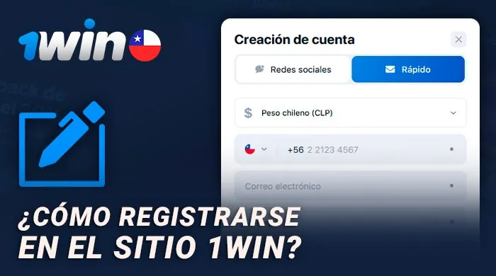 1win Chile pasos para registrarse en la plataforma